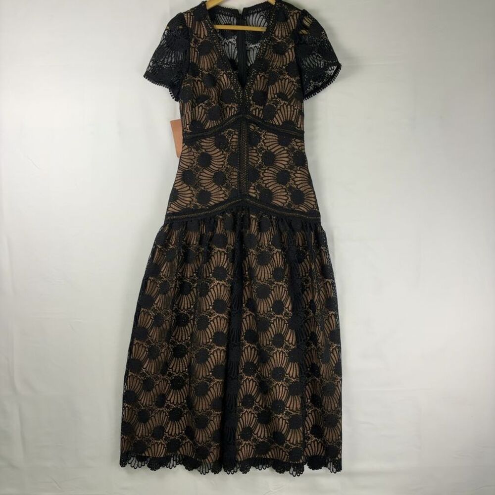 Monique Lhuillier Midi Dress - Picture 2 of 6